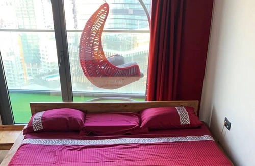 Bomonti Apartment | Amazing Central King Suite in 2 BR condo W Pool & Gym ( Ideal for long Stay)