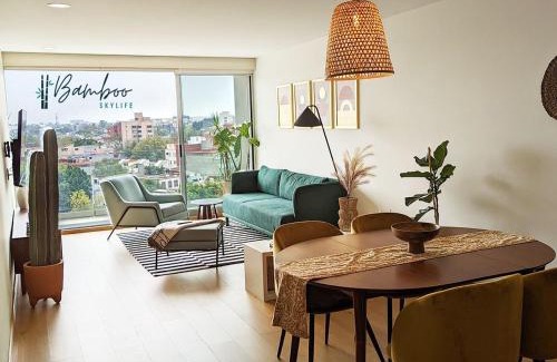 Hipodromo Apartment | Amazing City Views Condesa Roma By Bamboo Skylife