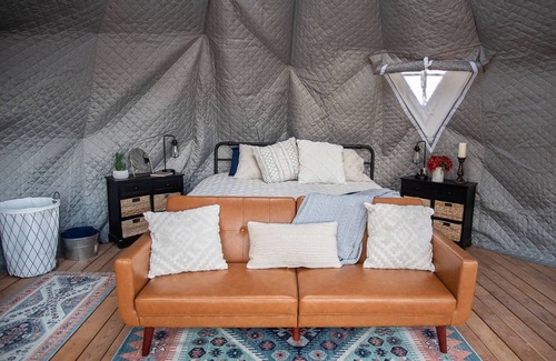 Kamas Cabin | Amazing Geo-deistic Dome with AC and Heat in charming Woodland
