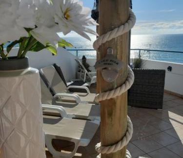 Praia da Luz Apartment | AMAZING PENTHOUSE- panoramic sea view & tikki bar on private terrasse