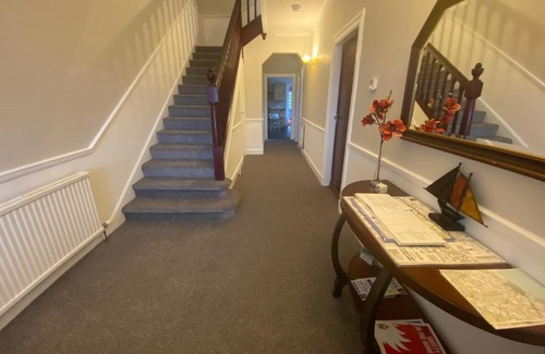 Nairn House | Amazing views across the Moray Firth, Private Suntrap Patio, 300m from the Beach, off street parking!
