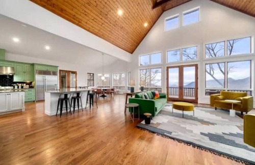 Bear Lake Reserve Villa | Amazing views at L’Oursière in Bear Lake Reserve, from the new hot tub.