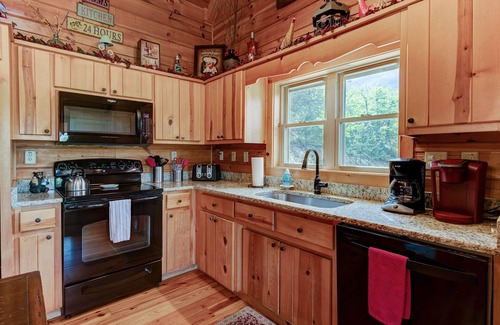 Black Mountain Cabin | AMAZING VIEWS/PRIVATE YET CLOSE TO TOWN/FIREPLACE/HOT TUB/PET FRIENDLY