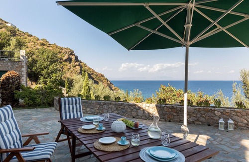 Livadi Villa | Amazing waterfront panoramic sea view and peaceful surroundings