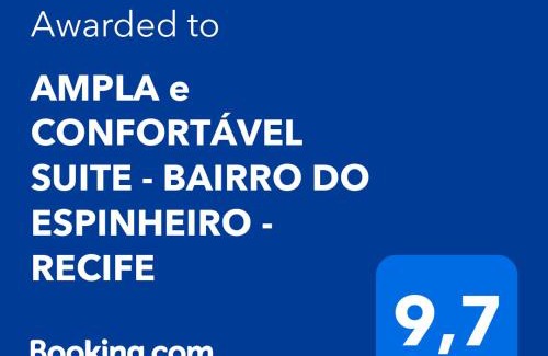 Espinheiro House | AMPLA e CONFORTÁVEL SUITE - PERTO DO CENTRO DE CONVENÇÕES-FEIRAS-CONVENÇÕES-RECIFE