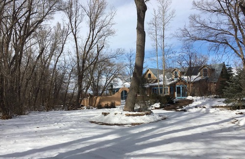 Taos House | An Elegant Taos Adobe under the Trees