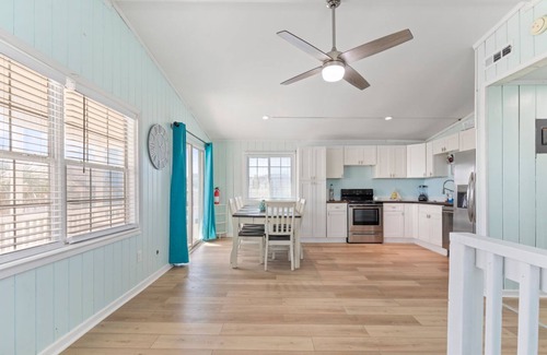 Cherry Grove Beach Cottage | An Ocean View 7BR Home, Second Row, Steps to Beach, Sleeps 16