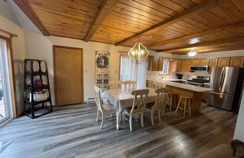 Pocono Lake House | An Ultimate Pocono Lake Retreat Awaits,3 Level home with 4 Bdr, 5 beds & 3 Baths