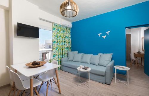 Rethymno Apartment | Anemi Blue apt, suitable up to 4, near the beach!