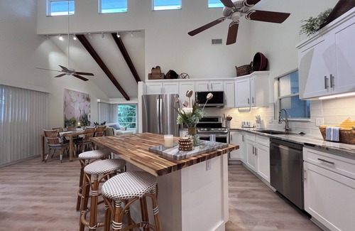 Bokeelia House | Antigua Cay Retreat is a stylish home with pool on deep water canal in Bokeelia