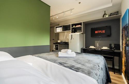Lapa de Baixo Apartment | Apê business na Lapa com ar pertinho do Allianz