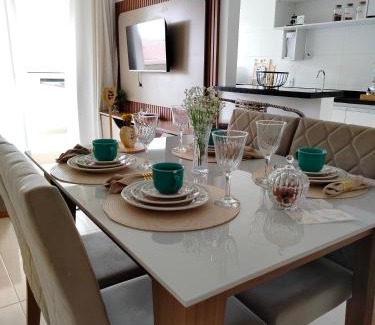 Aruanda Apartment | Apê Prime Confort ,vista piscina - Ideal para casais ou família, a 6min da praia de Aruana
