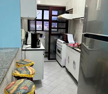 Vila Anhanguera Apartment | Ap beira-mar com wi-fi e garagem