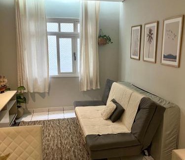 Boqueirao Apartment | AP Boqueirao - Uma quadra da praia em Santos Canal 3