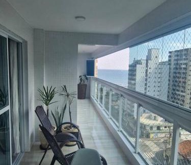Vila Caicara Apartment | AP vista mar Praia Grande SP