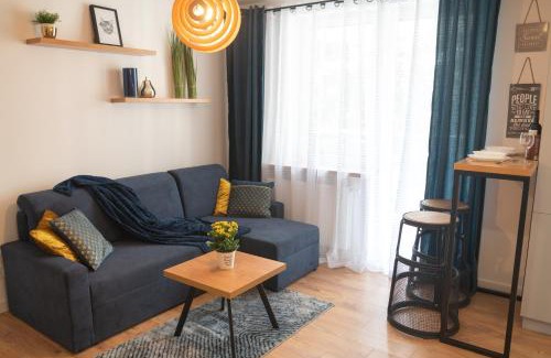 Kielce Apartment | Apartament Niebieski - Okrzei (Garaż, Targi)