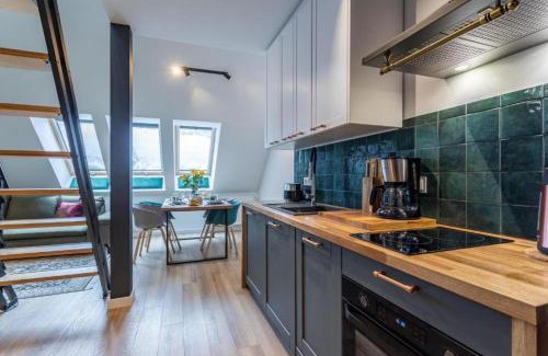 Szklarska Poreba Apartment | Apartament The View dwupoziomowy Green Resort z Basenem, Sauną, Jacuzzi - 5D Apartments