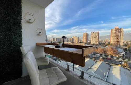 Downtown Santiago Apartment | Apartamento Ñuñoa, 2 dormitorios, 1 Sofá cama, Balcón
