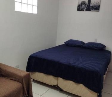 Furnas Apartment | Apartamento 6 no Tremembé quarto cozinha banheiro