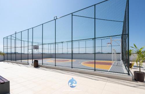 Picarras Apartment | Apartamento a 150m da PRAIA com Ar-condicionado, Wi-Fi Condomínio com PISCINA, quadra de esportes Playground infantil a 15 minutos do Beto Carreiro