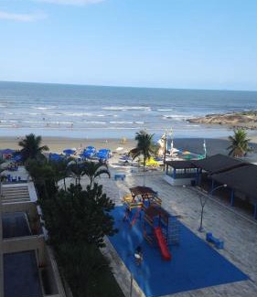 Praia dos Sonhos Apartment | Apartamento, ampla sacada com vista para o mar!