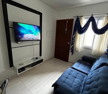 Vista Linda Apartment | Apartamento em Condomínio Beverly Hills Praia de Vista Linda - Bertioga com Estacionamento e Piscina