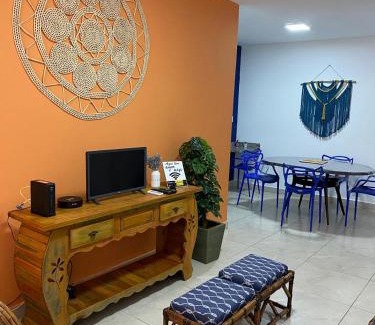 Jardim Vitoria Apartment | Apartamento Guarujá Enseada Caravela - próximo da praia - com ar condicionado e vaga para carro