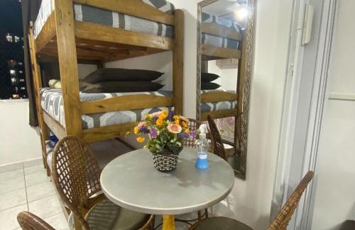 Vila Assuncao Apartment | Apartamento kitnet pé na areia praia Ocian