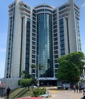 Compensa Apartment | Apartamento no tropical executive hotel com varanda, 1 cama de casal e 2 camas de solteiro