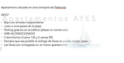 Peniscola Apartment | APARTAMENTO Playa Norte 2