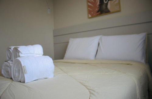 Foz do Iguacu Hotel | Apartamento prox. Ponte da Amizade para 4 pessoas com Ar