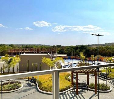 Setor Lagoa Quente Apartment | Apartamento Suíte - Lagoa Eco Towers Resorts
