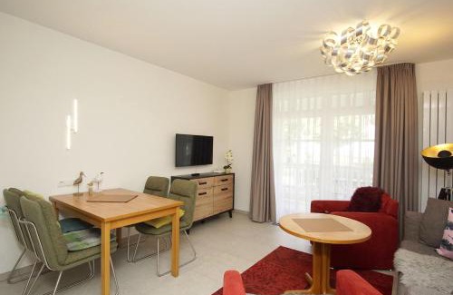 Binz Apartment | Aparthotel Ostsee FeWo 21 Balkon, Meerblick, Strand