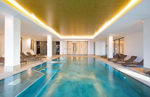 Boergerende-Rethwisch Apartment | Aparthotel Waterkant Suites 2-33 mit Pool, Sauna und Meerblick