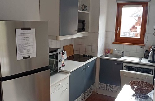Saint-Francois-Longchamp Apartment | Apartment at the foot of the slopes, near outdoor swimming pool (summer) with garage.