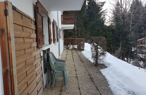 Le Bettex Apartment | Apartment facing Mont Blanc, ski-in ski-out