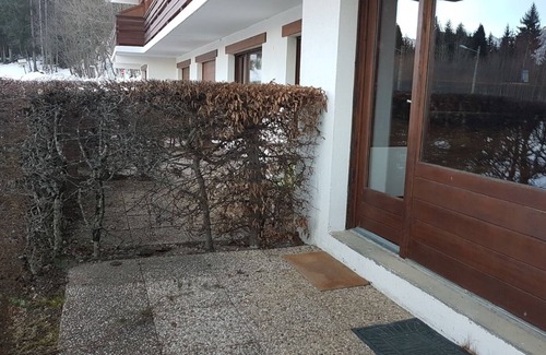 Le Bettex Apartment | Apartment facing Mont Blanc, ski-in ski-out
