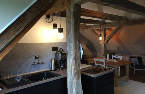 Muritz Apartment | Apartment 'Schwalbennest' with Shared Terrace, Shared Garden and Wi-Fi