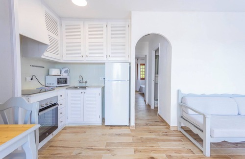 Sant Jaume Mediterrani Apartment | Apartment 'Son Bou Gardens Deluxe 1' with Shared Pool, Wi-Fi and Air Conditioning