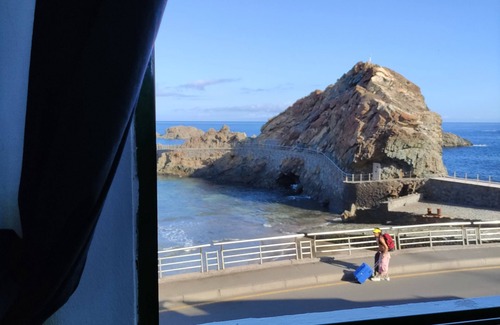 Santa Cruz de Tenerife Apartment | Apartment on the 1st line of the beach panoramic views of the sea & mountains