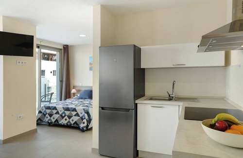 Playa de Mogan Apartment | Apartment Albamar 1D with Mountain View, Wi-Fi, A/C & Balcony