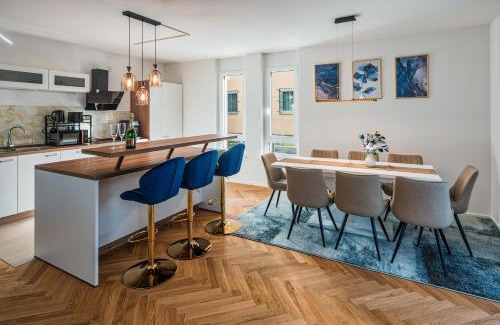 Sudvorstadt-Ost Apartment | Apartment am Großen Garten - Terrasse & Parkplatz -8 Personen