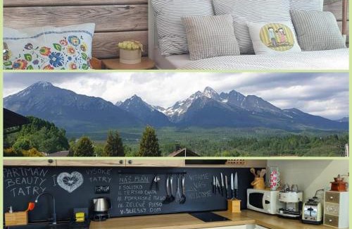 Nova Lesna Apartment | Apartment Beauty Tatry with a view of the mountains