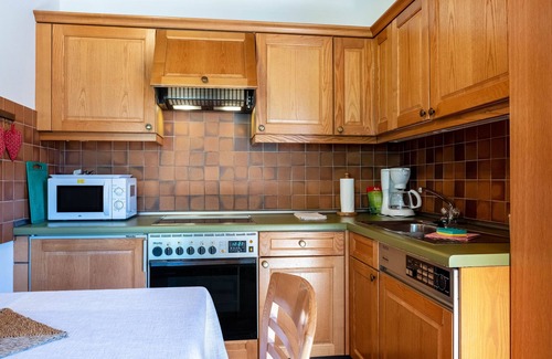 Canazei Apartment | Apartment "Cesa Soramurat 3" with Mountain View, Balcony and Shared Garden