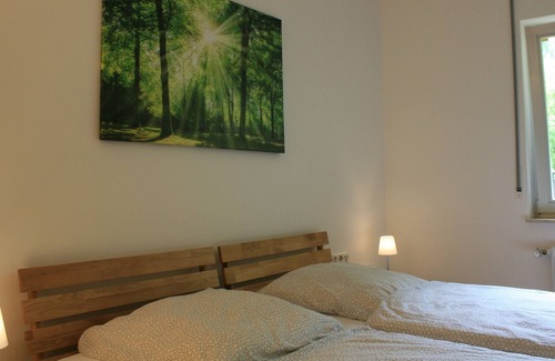 Berkatal Apartment | Apartment dormouse with fenced garden and south-facing balcony, dogs welcome