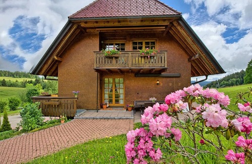 Hinterzarten Apartment | Apartment 'Ferienwohnung Sonne, 35qm' with Mountain View, Shared Terrace and Wi-Fi
