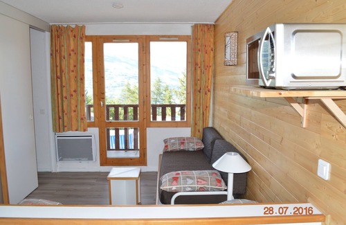 Bellentre Apartment | Apartment Montchavin les Coches facing Mont-Blanc, 2 rooms, 4/5 pers