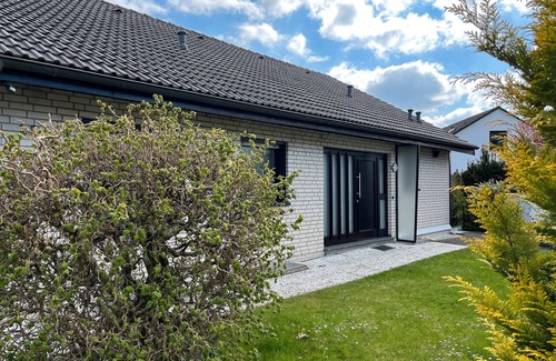 Herscheid Apartment | Apartment 'Haus Blumenglück' with Private Terrace, Shared Garden and Wi-Fi