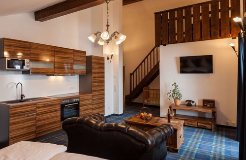 Hopfen am See Apartment | Apartment "Highlander Suite" in the Vitusfort house