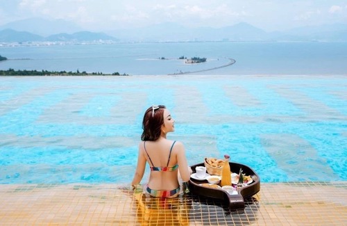 Son Tra Apartment | Apartment hotel at wyndham golden bay có ban công máy giặt